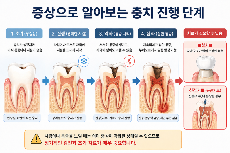 등촌역치과 아무런 증상 없었는데 충치가 7개나 발견된 이유
